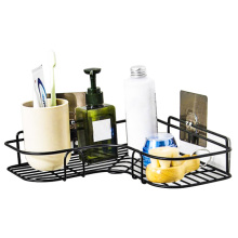 High Quality Wall Metal Shampoos Holder Bathroom Tripod Wash Triangle Shelves Hole-Free Corner Rack